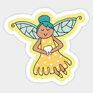 Cute Tooth Fairy Sticker